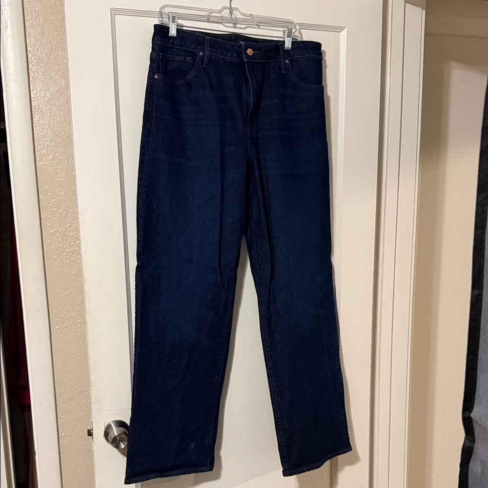 WoMen's Dark Blue Jeans